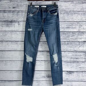 Vigoss Ace Skinny Distressed Denim Jeans Size 25